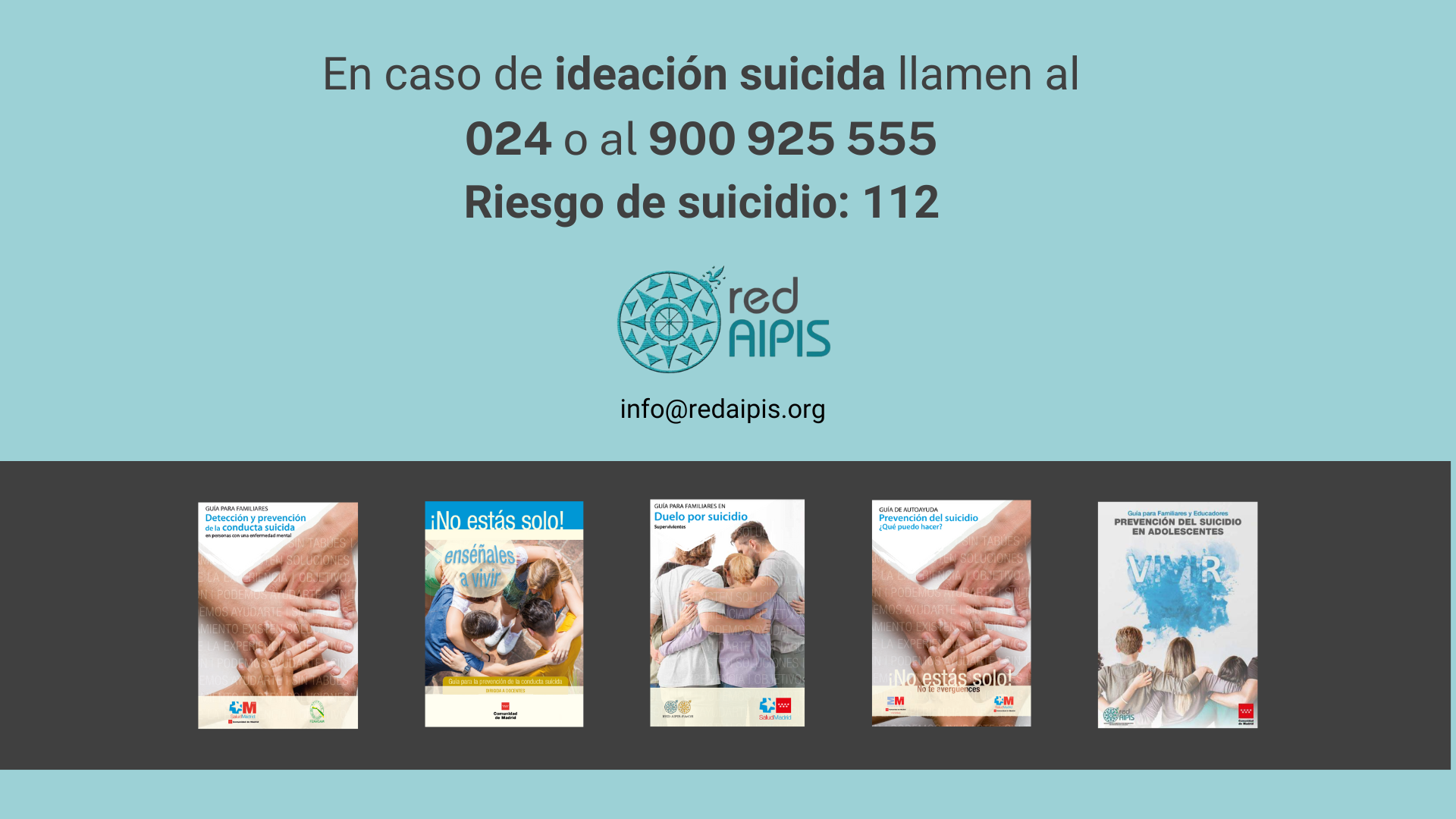 En caso de ideación suicida